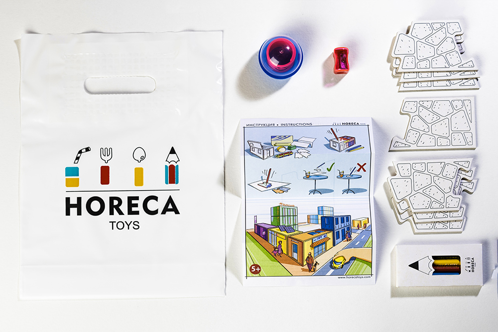Наборы HORECA Toys - без индивидуальной упаковки для компаний из сферы услуг
