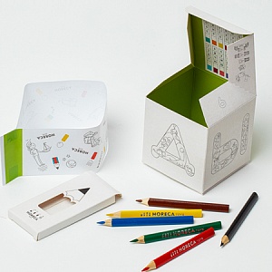 Кубик с карандашами